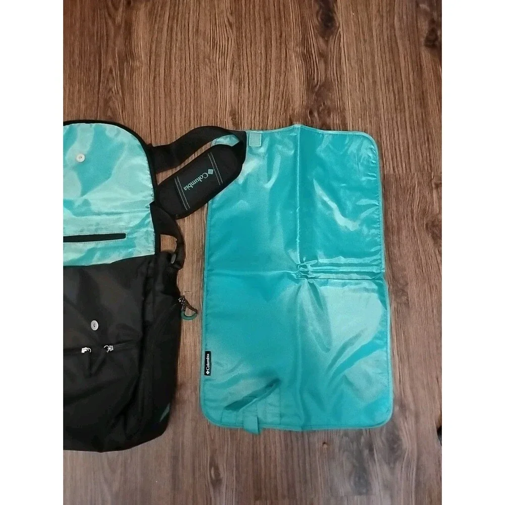 Columbia CrossBody Messenger Diaper Bag Unisex Black 12